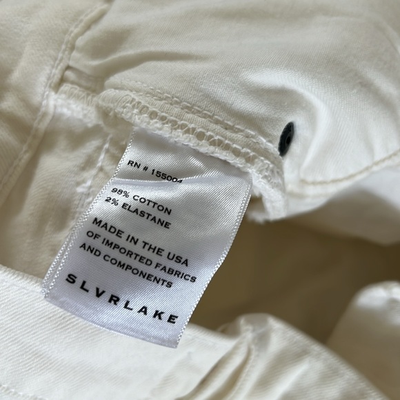 SLVRLAKE Denim Beatnik Slim Straight Split Hem Jeans - Picture 14 of 15